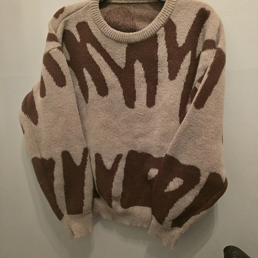 Stylish Brown and Tan Sweater - Picture 5 of 6